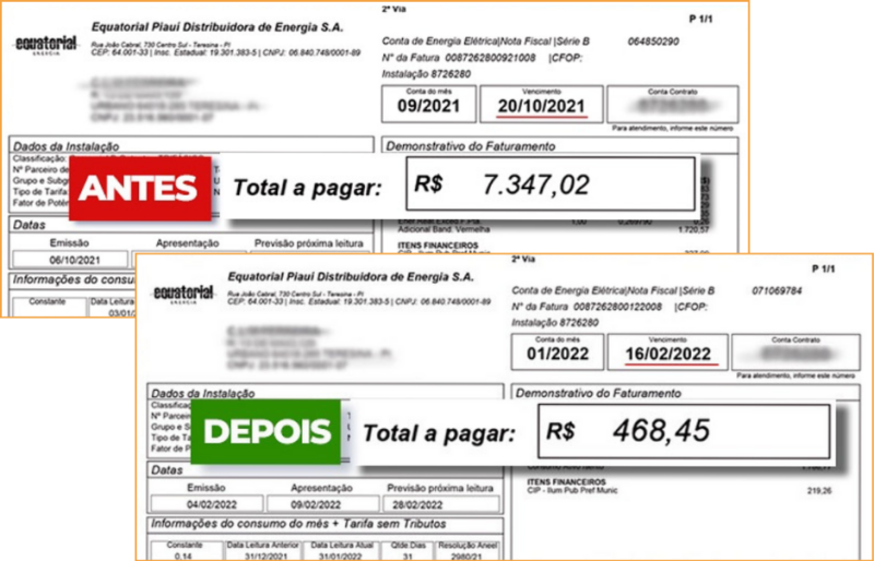 Contas para site